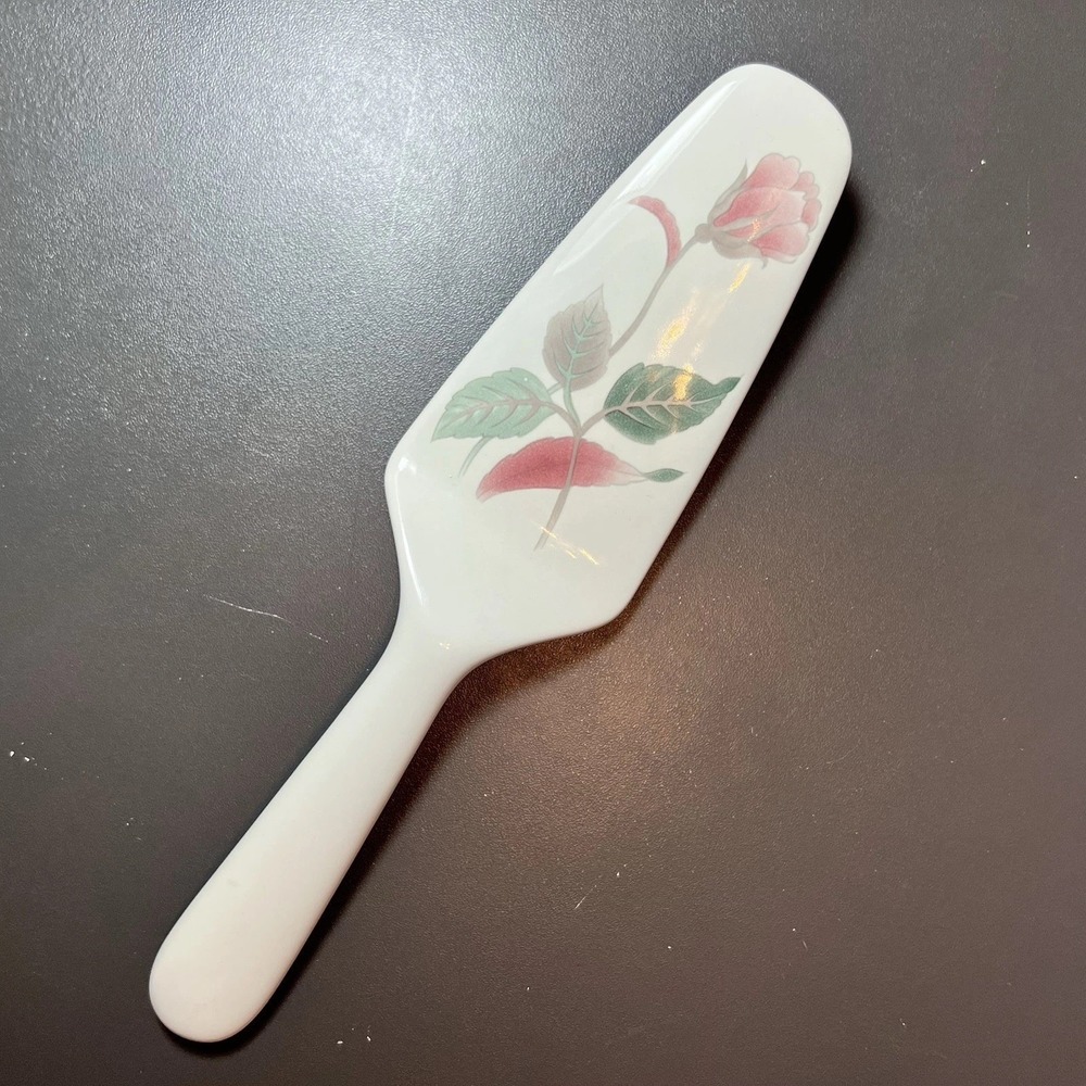 Mikasa Silk Flowers Cake Pie Server FX003 Ceramic Handle Japan Replacement